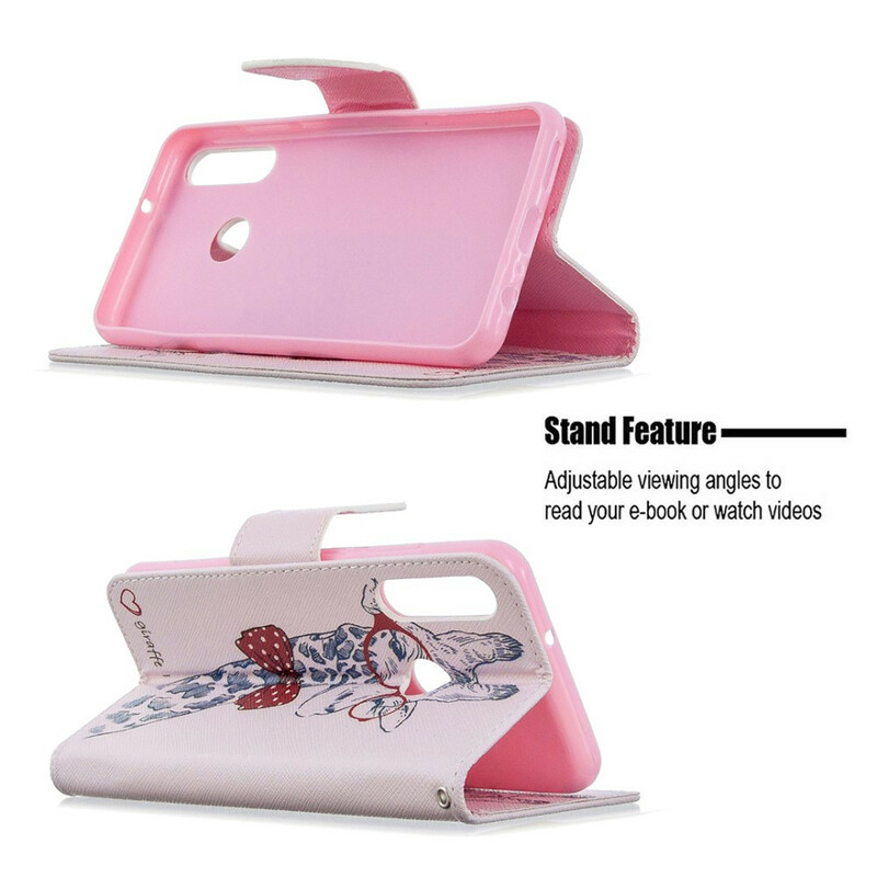 Housse Huawei Y6p Girafe Intello Housse Huawei Y6p Girafe Intello