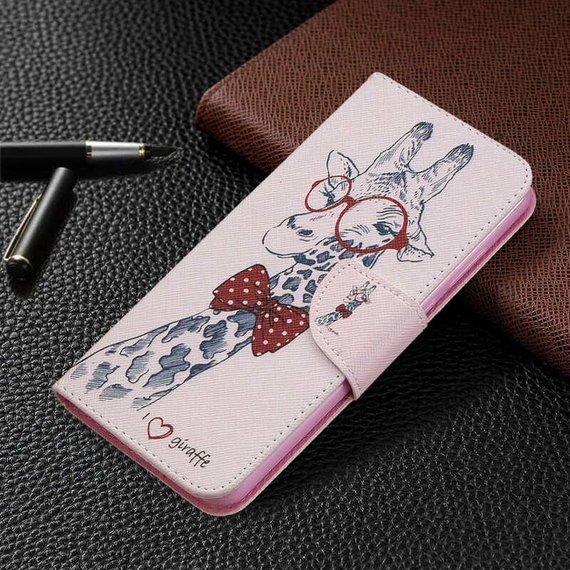 Housse Huawei Y6p Girafe Intello Housse Huawei Y6p Girafe Intello