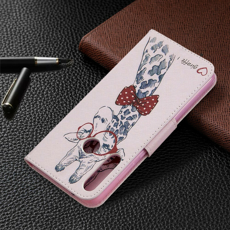 Housse Huawei Y6p Girafe Intello Housse Huawei Y6p Girafe Intello