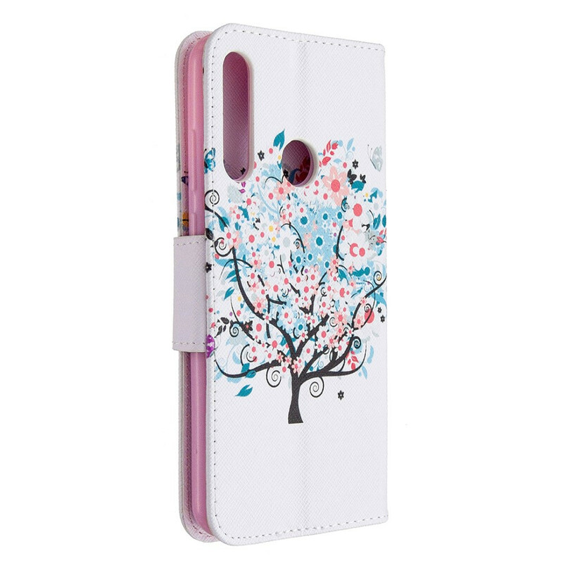 Housse Huawei Y6p Flowered Tree