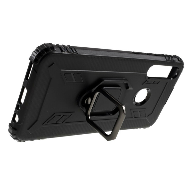 Coque Huawei Y6p Anneau-Support Résistante Coque Huawei Y6p Anneau-Support Résistante