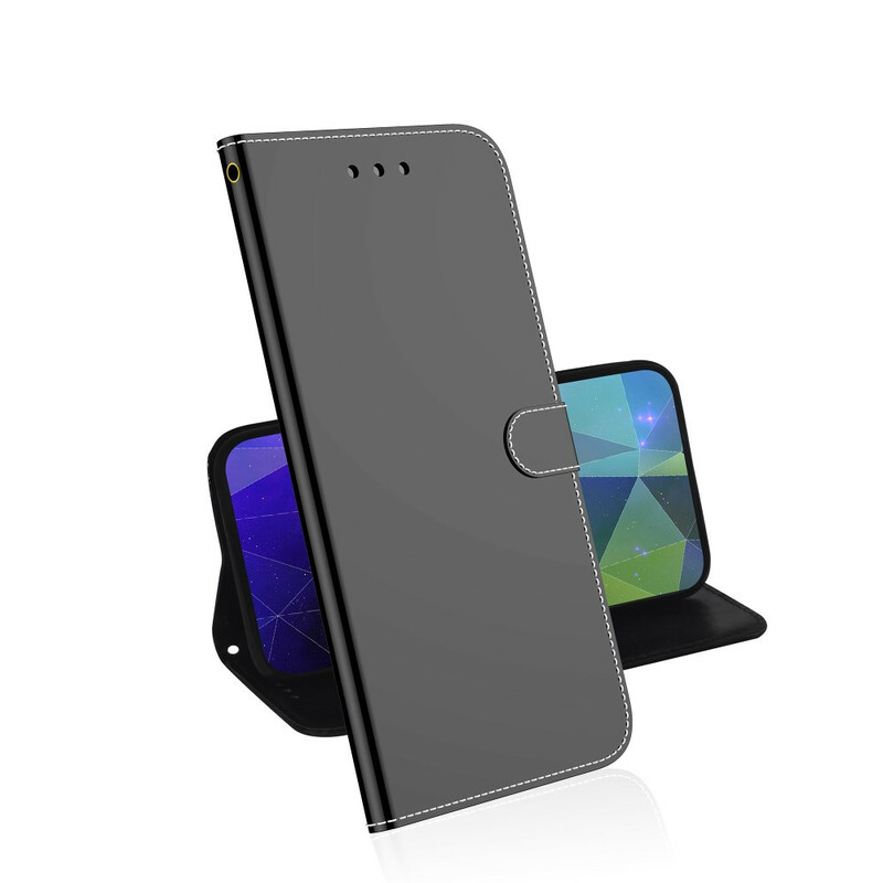Housse Huawei Y5p Simili Cuir Couverture Miroir Housse Huawei Y5p Simili Cuir Couverture Miroir
