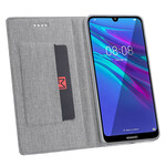 Flip Cover Huawei Y7 2019 Texturée Flip Cover Huawei Y7 2019 Texturée