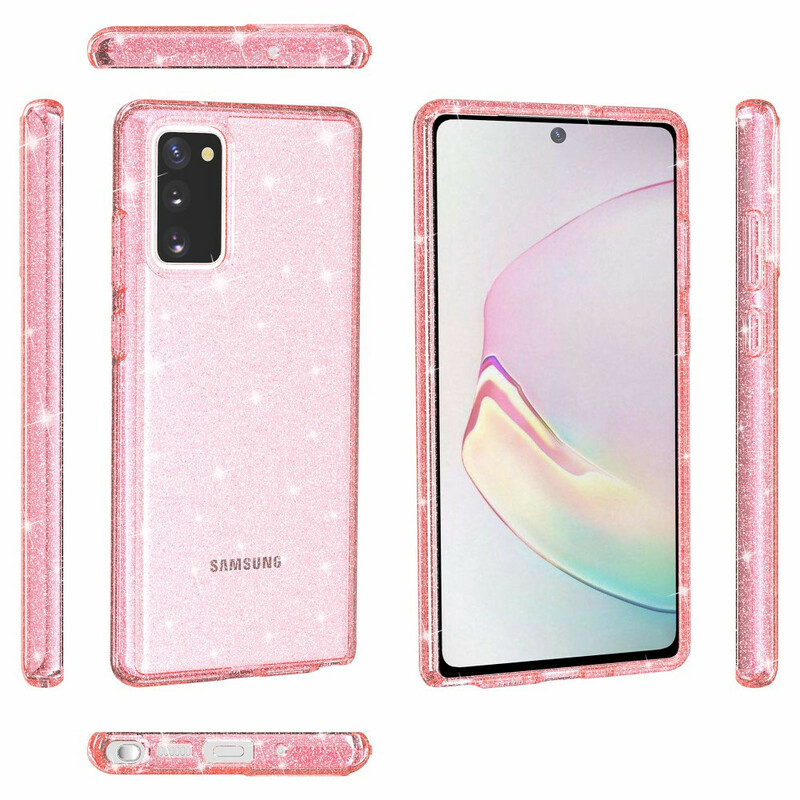 Coque Samsung Galaxy Note 20 Poudre de Paillettes Coque Samsung Galaxy Note 20 Poudre de Paillettes