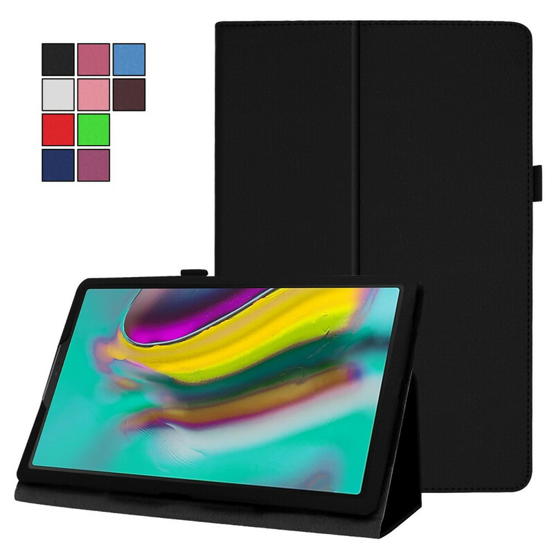 Housse Samsung Galaxy Tab A 10.1 (2019) 2 Volets Simili Cuir Litchi
