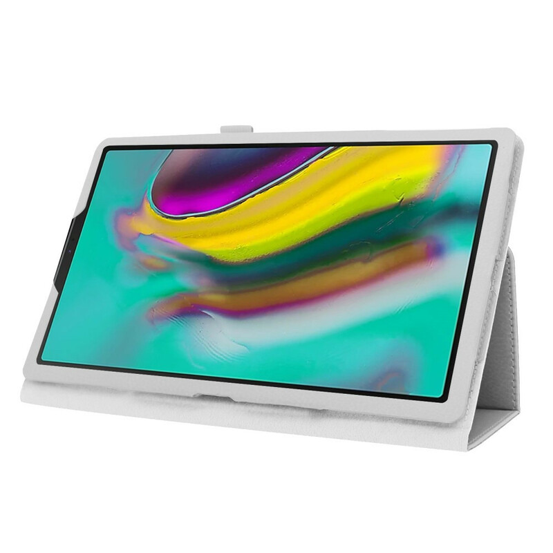 Housse Samsung Galaxy Tab A 10.1 (2019) 2 Volets Simili Cuir Litchi Housse Samsung Galaxy Tab A 10.1 (2019) 2 Volets Simili Cuir Litchi