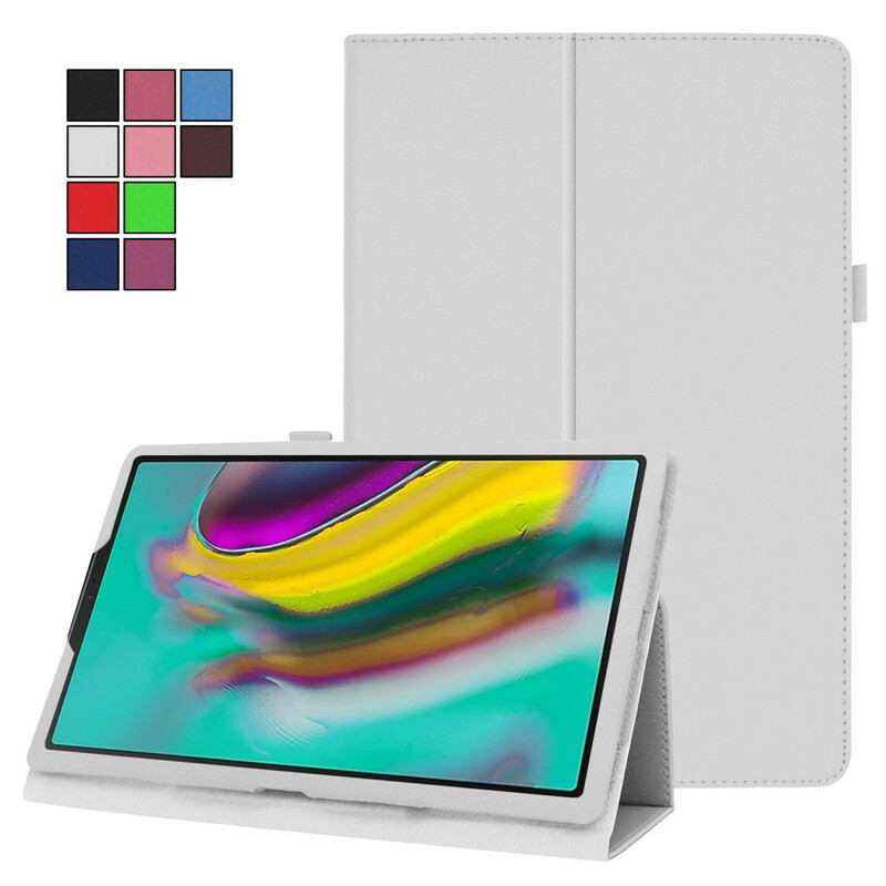 Housse Samsung Galaxy Tab A 10.1 (2019) 2 Volets Simili Cuir Litchi Housse Samsung Galaxy Tab A 10.1 (2019) 2 Volets Simili Cuir Litchi