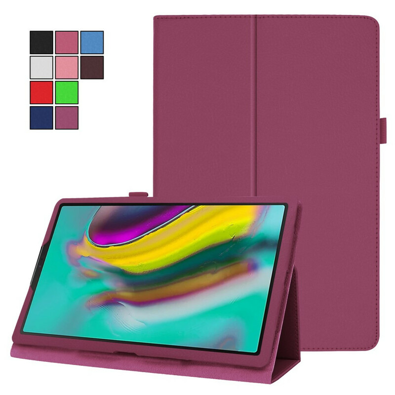 Housse Samsung Galaxy Tab A 10.1 (2019) 2 Volets Simili Cuir Litchi Housse Samsung Galaxy Tab A 10.1 (2019) 2 Volets Simili Cuir Litchi
