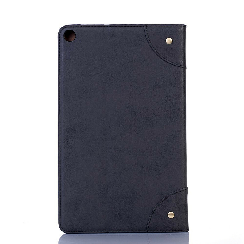 Étui Samsung Galaxy Tab A 10.1 (2019) Simili Cuir Vintage Rivets Étui Samsung Galaxy Tab A 10.1 (2019) Simili Cuir Vintage Rivets