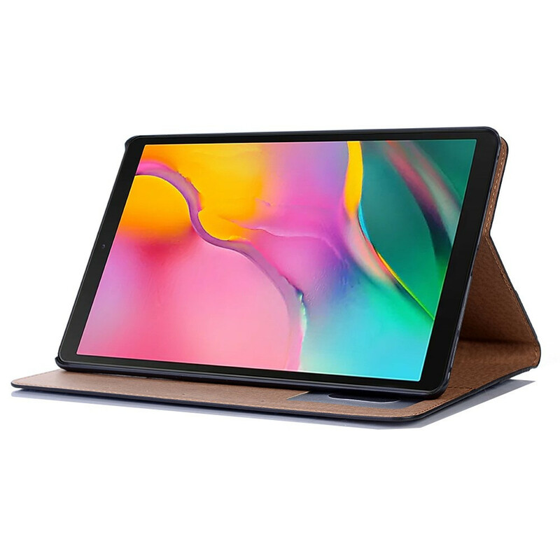 Étui Samsung Galaxy Tab A 10.1 (2019) Simili Cuir Vintage Rivets Étui Samsung Galaxy Tab A 10.1 (2019) Simili Cuir Vintage Rivets