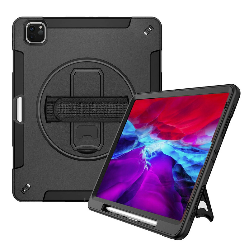 Coque iPad Pro 12.9" (2020) / (2018) Hybride avec Bandoulière Coque iPad Pro 12.9" (2020) / (2018) Hybride avec Bandoulière