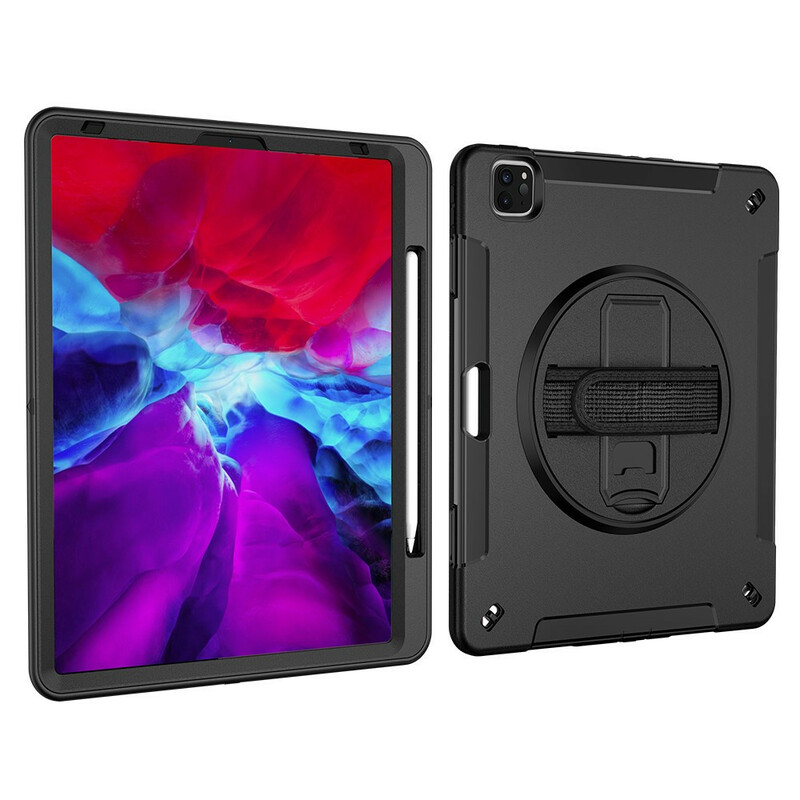 Coque iPad Pro 12.9" (2020) / (2018) Hybride avec Bandoulière Coque iPad Pro 12.9" (2020) / (2018) Hybride avec Bandoulière
