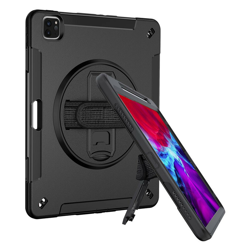 Coque iPad Pro 12.9" (2020) / (2018) Hybride avec Bandoulière Coque iPad Pro 12.9" (2020) / (2018) Hybride avec Bandoulière