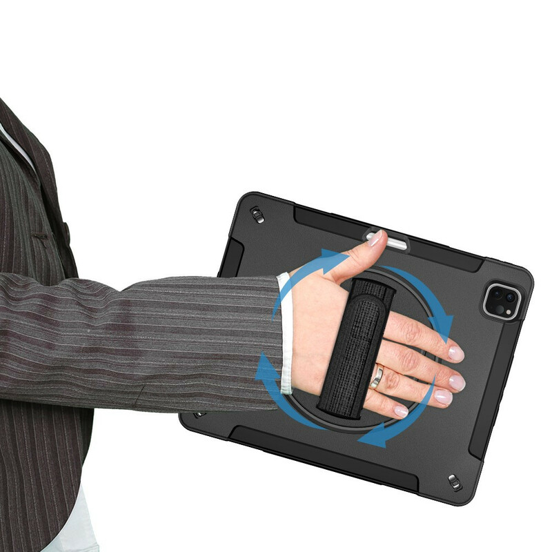 Coque iPad Pro 12.9" (2020) / (2018) Hybride avec Bandoulière Coque iPad Pro 12.9" (2020) / (2018) Hybride avec Bandoulière