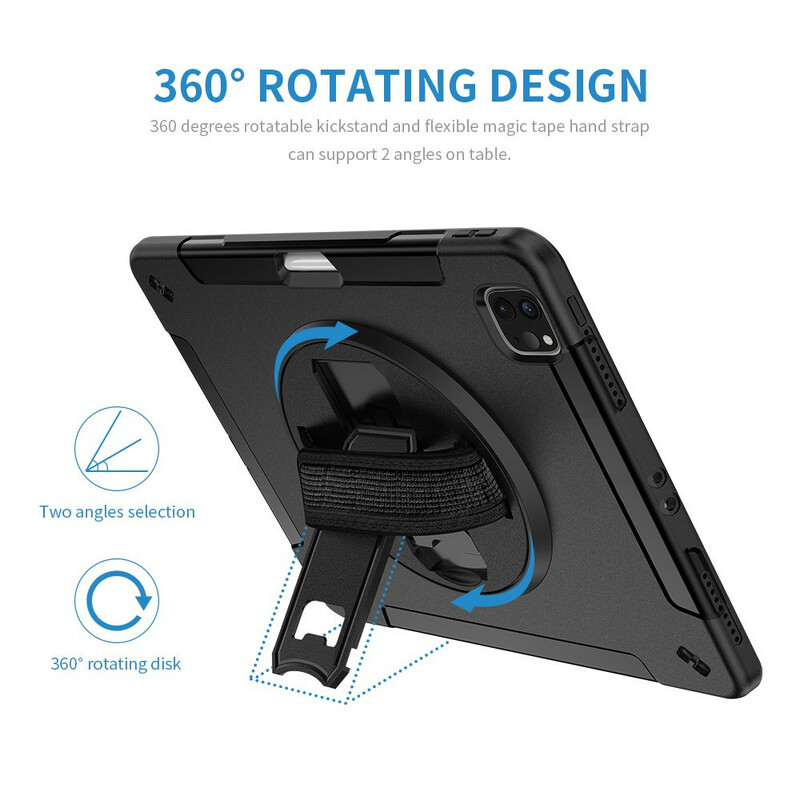 Coque iPad Pro 12.9" (2020) / (2018) Hybride avec Bandoulière Coque iPad Pro 12.9" (2020) / (2018) Hybride avec Bandoulière