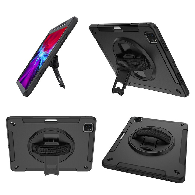Coque iPad Pro 12.9" (2020) / (2018) Hybride avec Bandoulière Coque iPad Pro 12.9" (2020) / (2018) Hybride avec Bandoulière