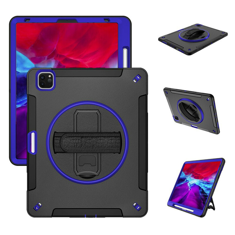 Coque iPad Pro 12.9" (2020) / (2018) Hybride avec Bandoulière Coque iPad Pro 12.9" (2020) / (2018) Hybride avec Bandoulière