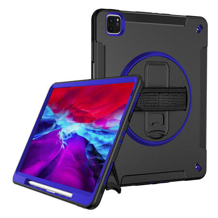 Coque hybride compatible avec iPad Pro 12,9 pouces (2022/2021), coque iPad  Pro 12,9 avec porte-crayon, détachable 