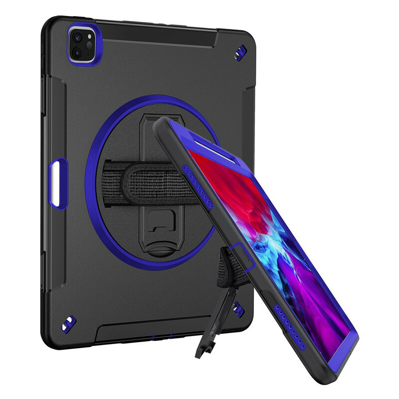 Coque iPad Pro 12.9" (2020) / (2018) Hybride avec Bandoulière Coque iPad Pro 12.9" (2020) / (2018) Hybride avec Bandoulière
