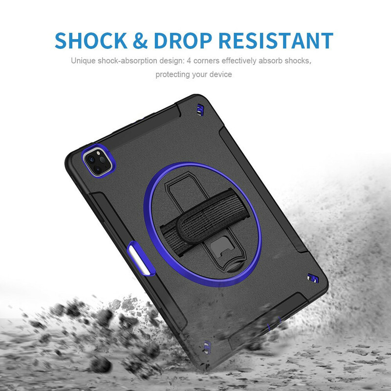 Coque iPad Pro 12.9" (2020) / (2018) Hybride avec Bandoulière Coque iPad Pro 12.9" (2020) / (2018) Hybride avec Bandoulière