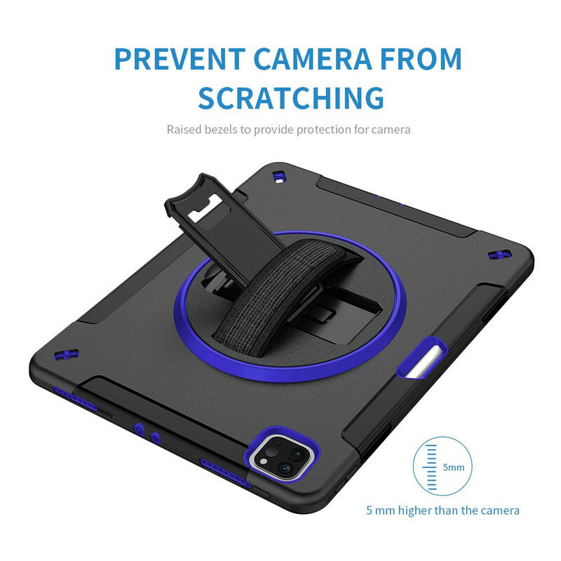 Coque iPad Pro 12.9" (2020) / (2018) Hybride avec Bandoulière Coque iPad Pro 12.9" (2020) / (2018) Hybride avec Bandoulière