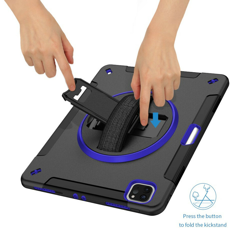 Coque iPad Pro 12.9" (2020) / (2018) Hybride avec Bandoulière Coque iPad Pro 12.9" (2020) / (2018) Hybride avec Bandoulière