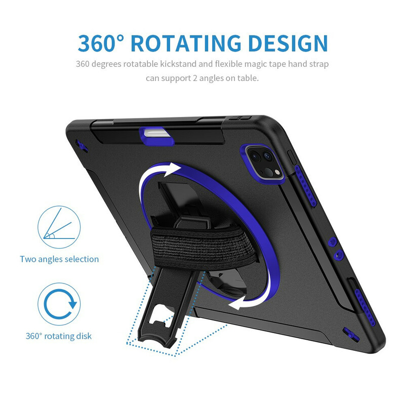 Coque iPad Pro 12.9" (2020) / (2018) Hybride avec Bandoulière Coque iPad Pro 12.9" (2020) / (2018) Hybride avec Bandoulière