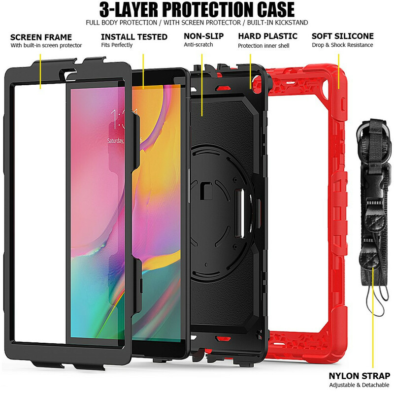 Coque Samsung Galaxy Tab A 10.1 (2019) Multi-Fonctionnelle Kids Coque Samsung Galaxy Tab A 10.1 (2019) Multi-Fonctionnelle Kids