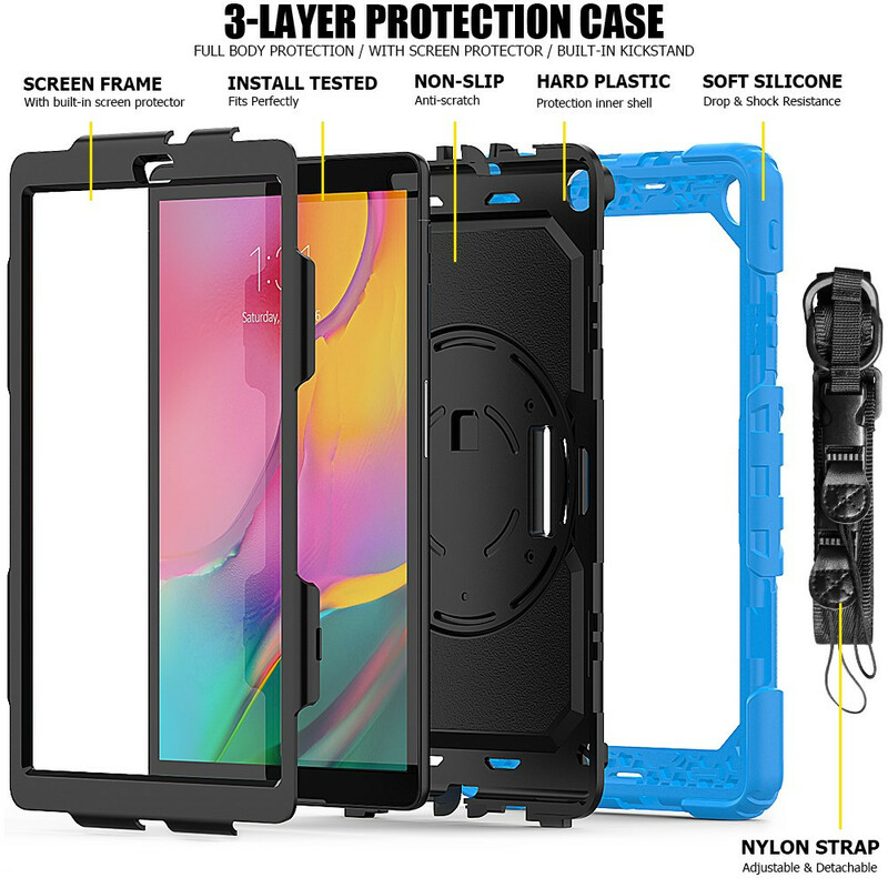 Coque Samsung Galaxy Tab A 10.1 (2019) Multi-Fonctionnelle Kids Coque Samsung Galaxy Tab A 10.1 (2019) Multi-Fonctionnelle Kids