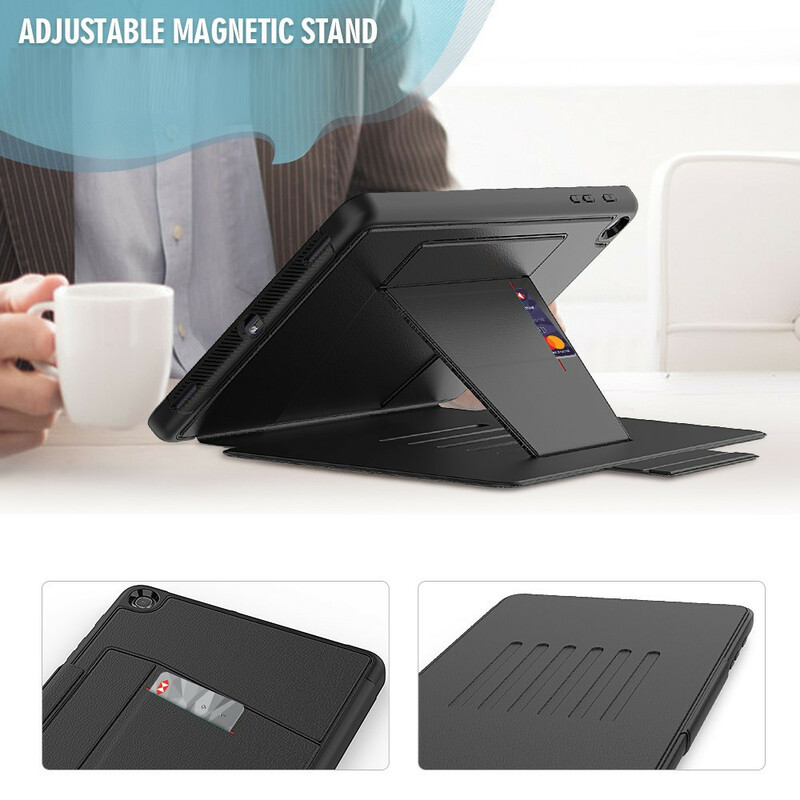 Étui Samsung Galaxy Tab A 10.1 (2019) Magnétique Support Multi-Angles Étui Samsung Galaxy Tab A 10.1 (2019) Magnétique Support Multi-Angles