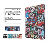 Smart Case Samsung Galaxy Tab A 8" (2019) Graffitis Fun Smart Case Samsung Galaxy Tab A 8" (2019) Graffitis Fun