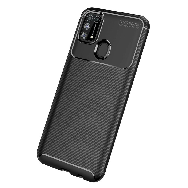 Coque Samsung Galaxy M31 Flexible Texture Fibre Carbone Coque Samsung Galaxy M31 Flexible Texture Fibre Carbone