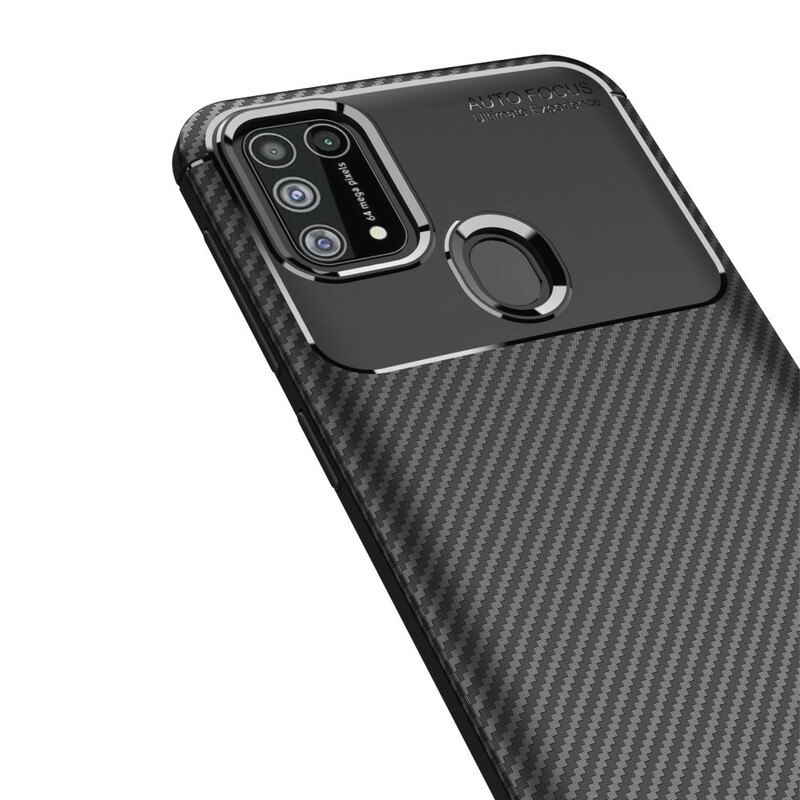 Coque Samsung Galaxy M31 Flexible Texture Fibre Carbone Coque Samsung Galaxy M31 Flexible Texture Fibre Carbone