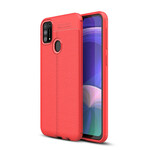 Coque Samsung Galaxy M31 Effet Cuir Litchi Double Line Coque Samsung Galaxy M31 Effet Cuir Litchi Double Line