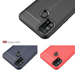 Coque Samsung Galaxy M31 Effet Cuir Litchi Double Line Coque Samsung Galaxy M31 Effet Cuir Litchi Double Line