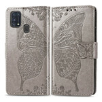 Housse Samsung Galaxy M31 Demi Papillons Housse Samsung Galaxy M31 Demi Papillons