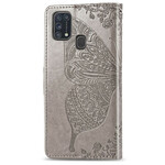 Housse Samsung Galaxy M31 Demi Papillons Housse Samsung Galaxy M31 Demi Papillons