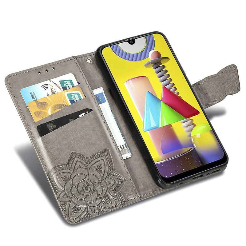 Housse Samsung Galaxy M31 Demi Papillons Housse Samsung Galaxy M31 Demi Papillons