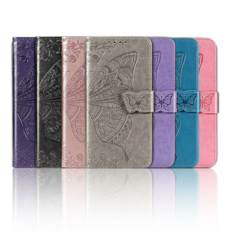 Housse Samsung Galaxy M31 Demi Papillons Housse Samsung Galaxy M31 Demi Papillons