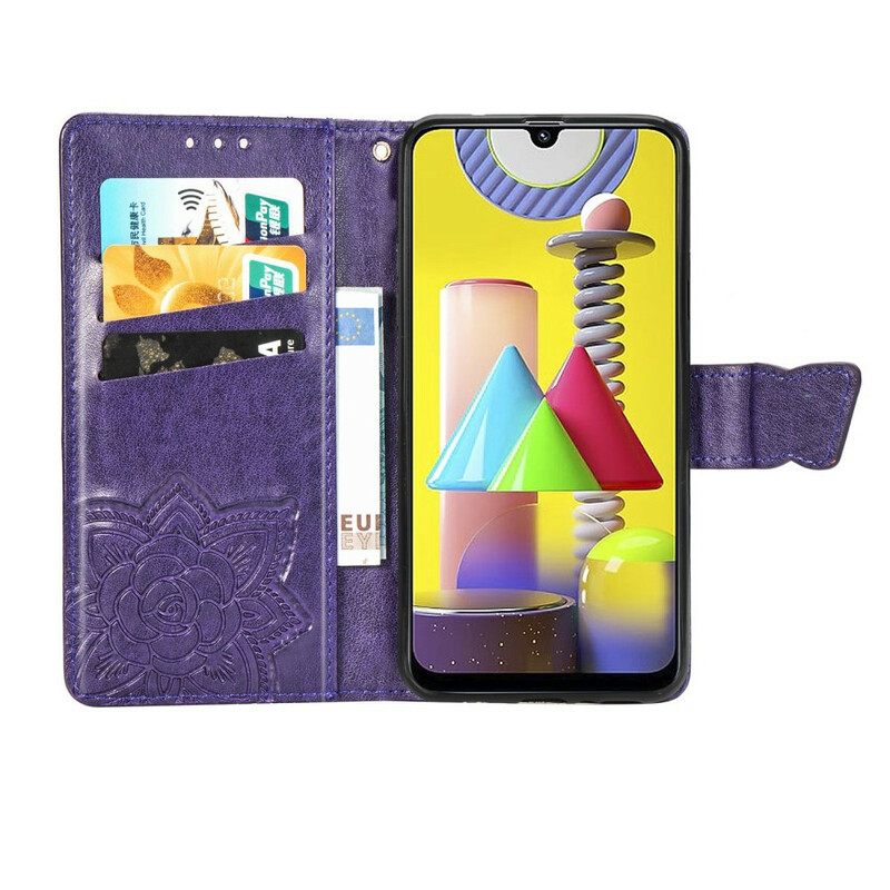 Housse Samsung Galaxy M31 Demi Papillons Housse Samsung Galaxy M31 Demi Papillons