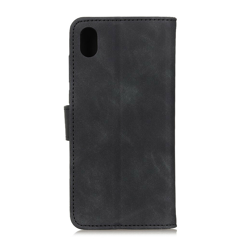 Housse Xiaomi Redmi 9A Effet Cuir Vintage KHAZNEH Housse Xiaomi Redmi 9A Effet Cuir Vintage KHAZNEH