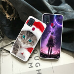 Coque Samsung Galaxy M31 Chat de Noël Coque Samsung Galaxy M31 Chat de Noël