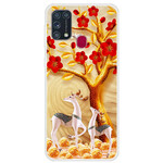 Coque Samsung Galaxy M31 Arbre Doré Coque Samsung Galaxy M31 Arbre Doré