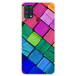 Coque Samsung Galaxy M31 Cubes Colorés Coque Samsung Galaxy M31 Cubes Colorés