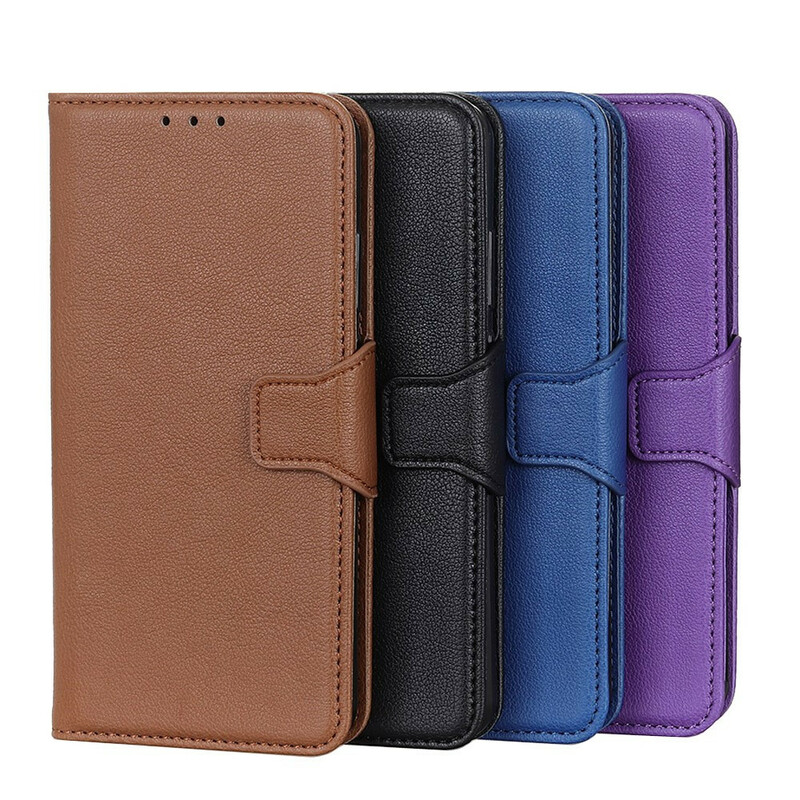Housse Xiaomi Redmi 9A Effet Cuir Litchi Fermoir Housse Xiaomi Redmi 9A Effet Cuir Litchi Fermoir