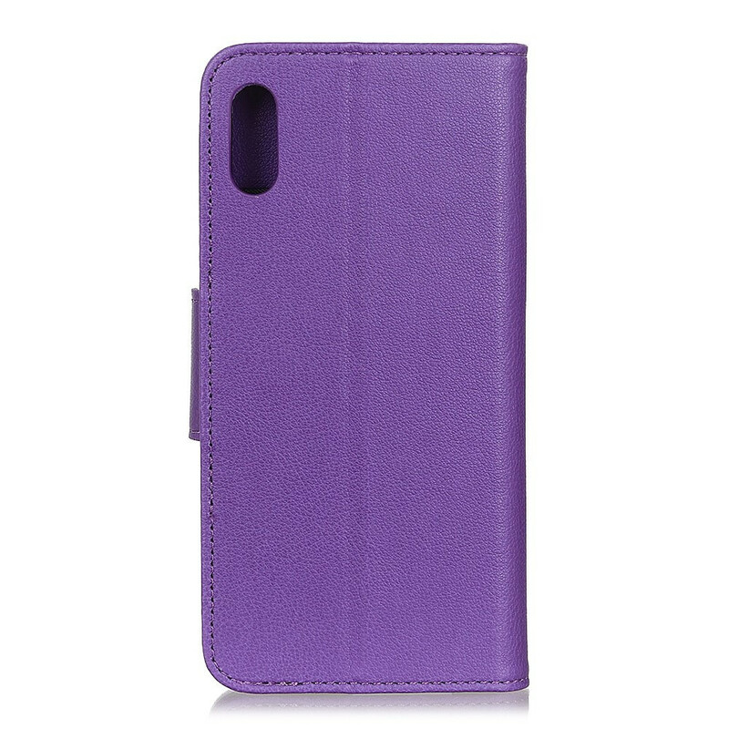 Housse Xiaomi Redmi 9A Effet Cuir Litchi Fermoir Housse Xiaomi Redmi 9A Effet Cuir Litchi Fermoir