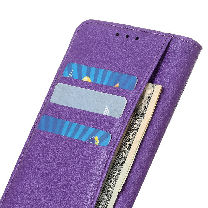 Housse Xiaomi Redmi 9A Effet Cuir Litchi Fermoir Housse Xiaomi Redmi 9A Effet Cuir Litchi Fermoir