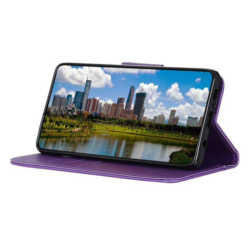 Housse Xiaomi Redmi 9A Effet Cuir Litchi Fermoir Housse Xiaomi Redmi 9A Effet Cuir Litchi Fermoir