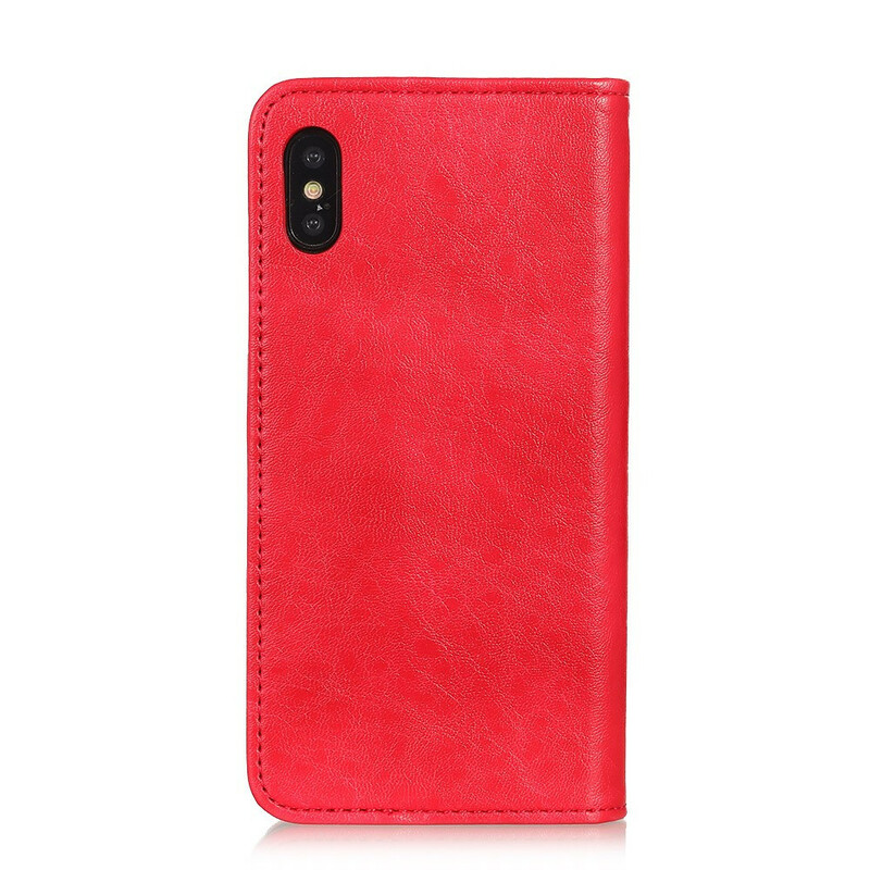 Flip Cover Xiaomi Redmi 9A Cuir Fendu Texturé Flip Cover Xiaomi Redmi 9A Cuir Fendu Texturé