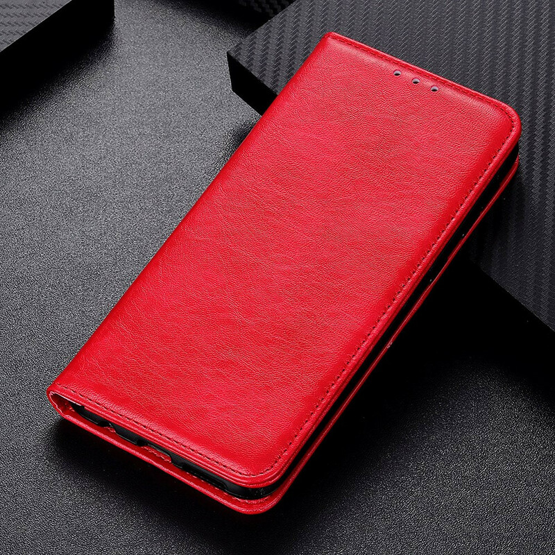 Flip Cover Xiaomi Redmi 9A Cuir Fendu Texturé Flip Cover Xiaomi Redmi 9A Cuir Fendu Texturé